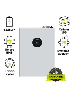 Deye SE-F5 Pro-C lithiumbatterij - 5,12 kWh